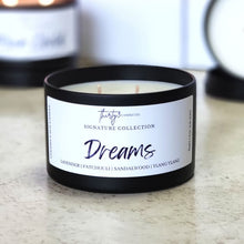 Load image into Gallery viewer, DREAMS Candle - Lavender | Amber | Sandalwood | Patchouli -