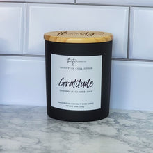 Load image into Gallery viewer, GRATITUDE Candle - Lavender | Cucumber | White Sage - 10oz -