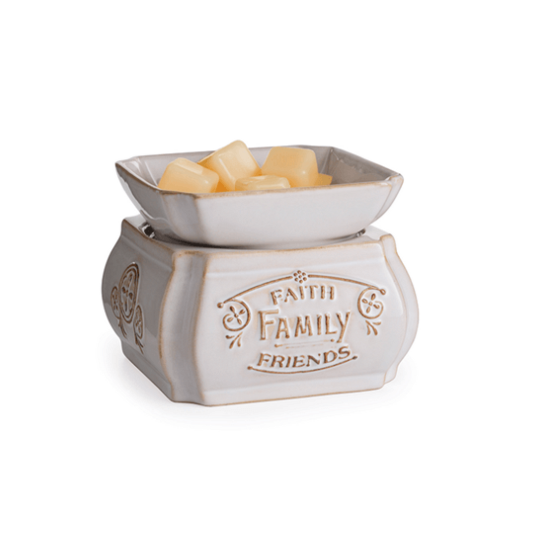 2-IN-1 Deluxe Flameless Candle Warmer and Wax Melter, FAITH FAMILY FRIENDS