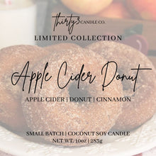 Load image into Gallery viewer, APPLE CIDER DONUT CANDLE - Apple Cider | Donut | Cinnamon

